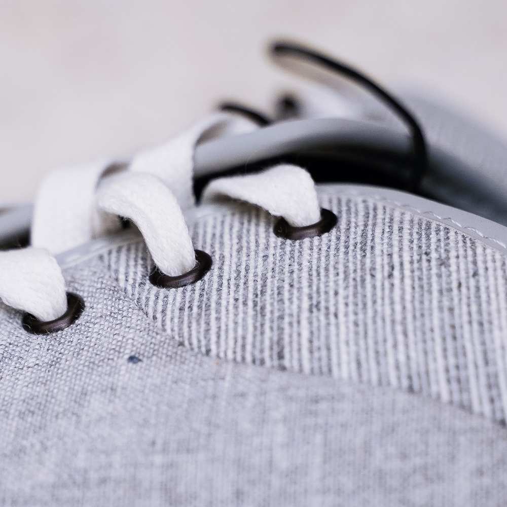 Express Low Top Lace-Up Sneakers With Leather Tab - Picture 9 of 12